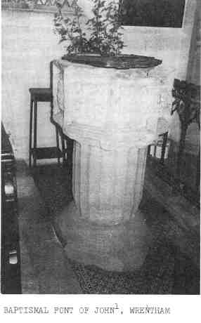 Picture ofBaptismal Font of John 1, Wrentham Englan