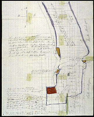 Joel Bigelow's Map of the Burnt District